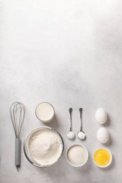 istock Ingredients for making pancakes for Shrovetide 1305041843