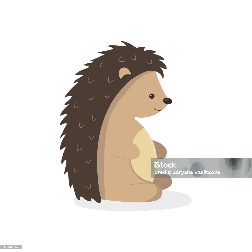 Nhím Dễ Thương Theo Phong Cách Phẳng Con Nhím Hoạt Hình Xinh Đẹp ...