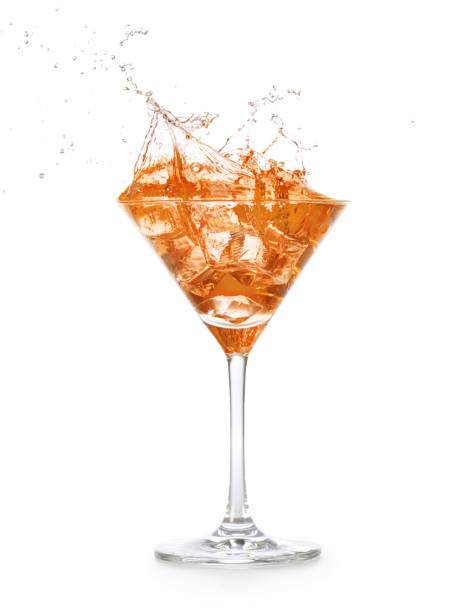 istock Splashing orange cocktail martini 1305051260