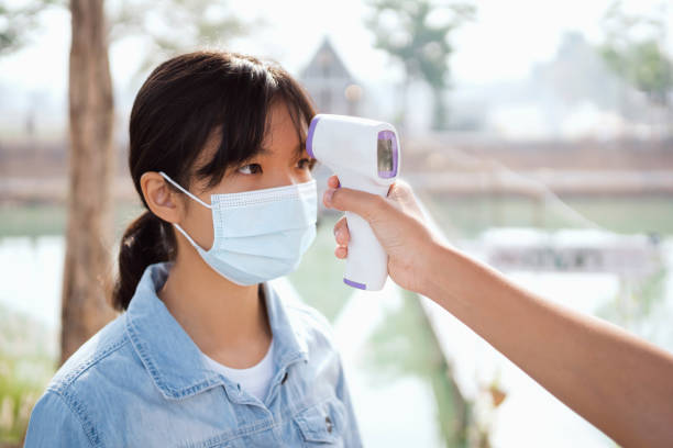 istock Taking temperature with thermometer to find infected by coronavirus Covid-19 1305054852