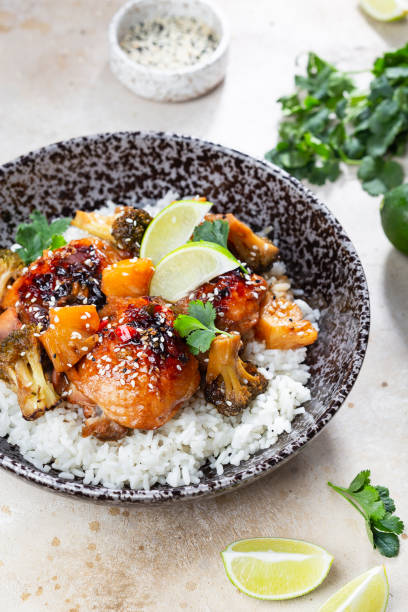 istock teriyaki chicken and broccoli stir fry with rice 1305056655