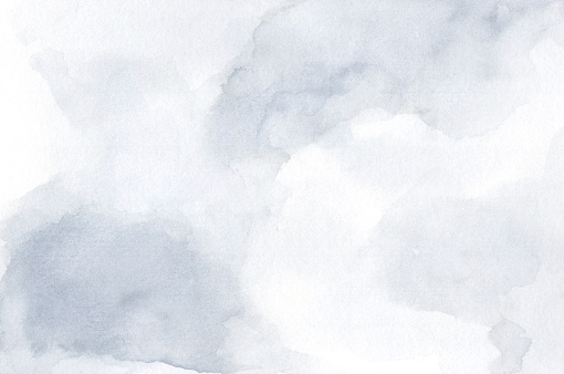White gray background with soft watercolor texture.