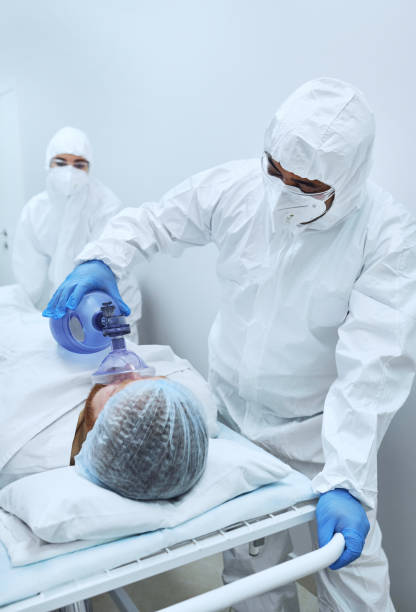 istock Surgeons with patient at hospital 1305060808
