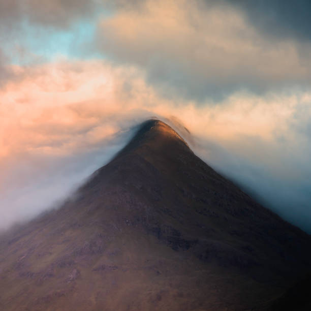 istock Cloud inversion in Scottish Highlands at sunrise 1305061489