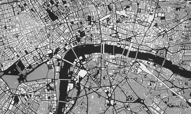 istock 3d map of London 1305064867