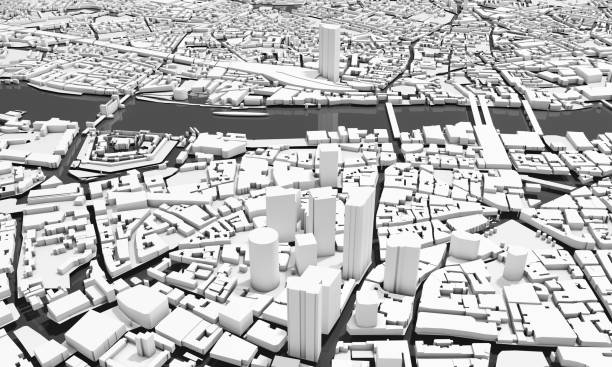 istock 3d map of London 1305064874
