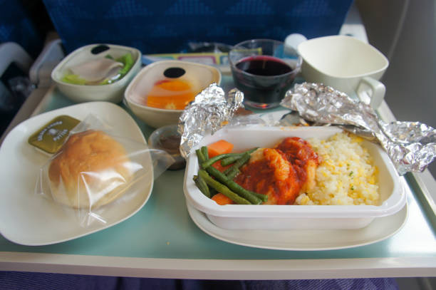 istock food on the plane 1305073199