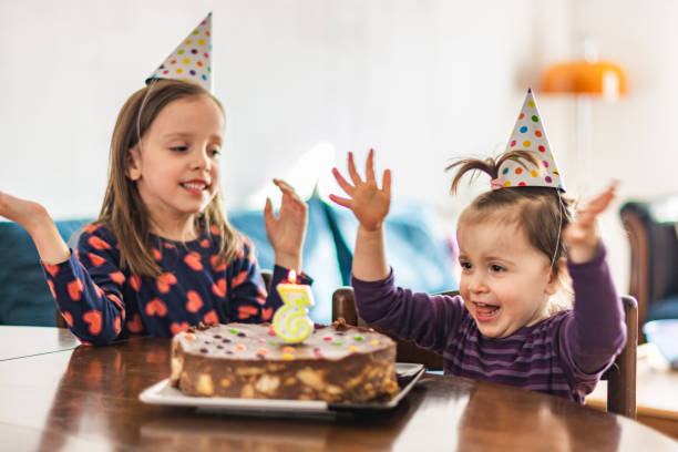 istock Children singing on birthday party 1305079503