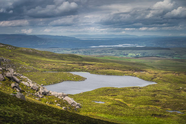 Dovestone Reservoir lies where the valleys of the Greenfield and Chew Brooks converge together above the village of Greenfield, on Saddleworth Moor in Greater Manchester