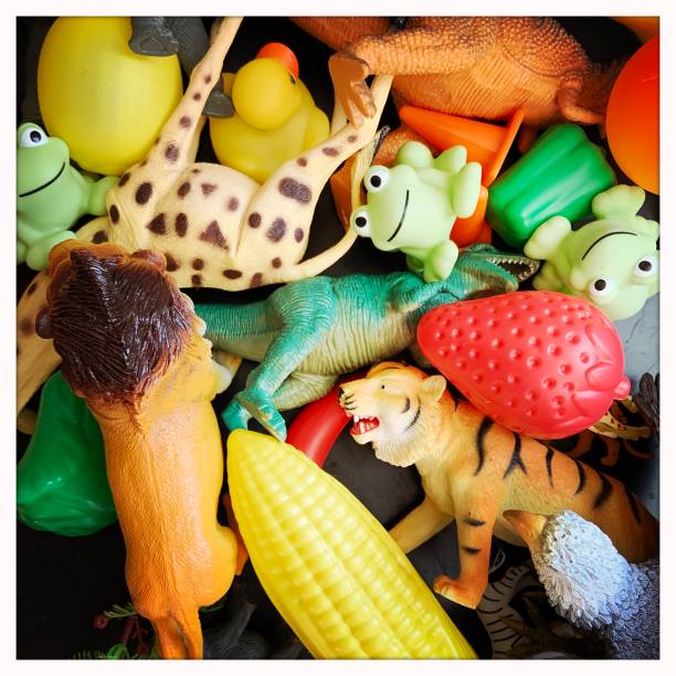 istock Plastic Toys Amimals and Food 1305088204
