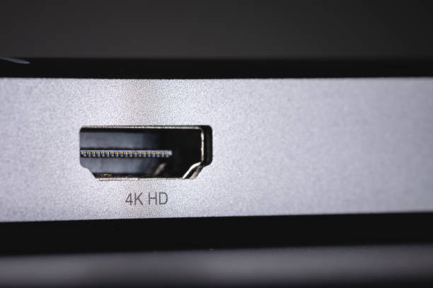 istock Close-up of a hdmi 3.0 connector on an external USB hub 1305099599