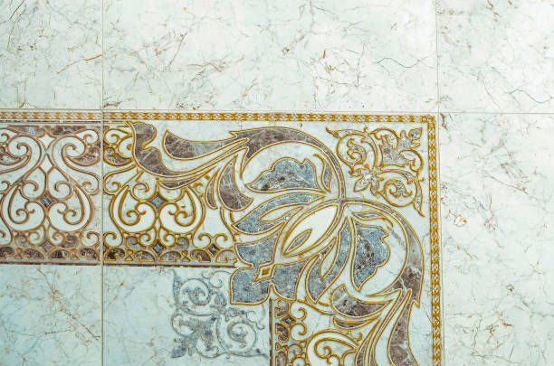 istock A fragment of a beautiful tile for home renovation. 1305106756