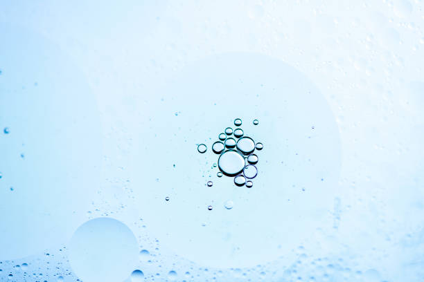 istock Large light circles with cluster of bubbles 1305107246