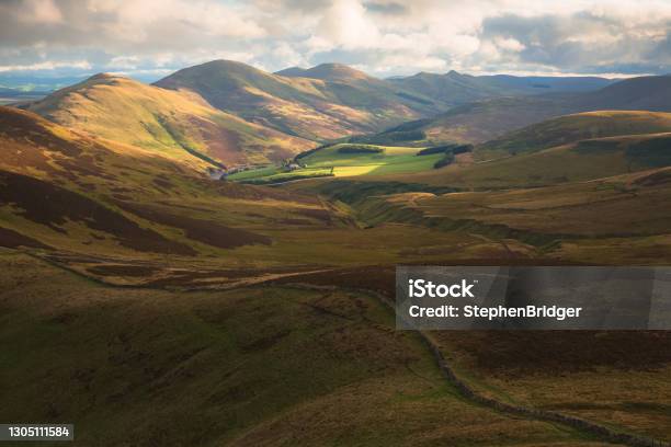 View From Allermuir Hill Stock Photo - Download Image Now - Pentland Hills, Midlothian - Scotland, Edinburgh - Scotland