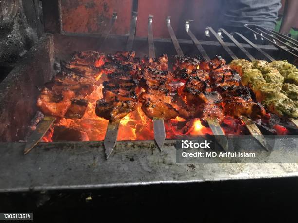 Barbeque Sapi Barbeque Daging Sapi Ayam Daging Sapi Daging Kambing Bbq Foto Stok ...