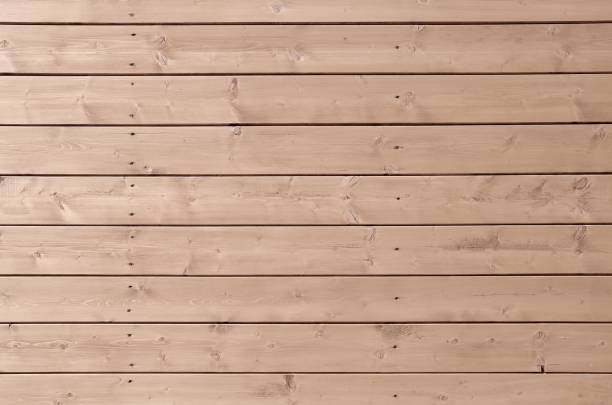 ściana z drewna modrzewiowego - wood cladding zdjęcia i obrazy z banku zdjęć