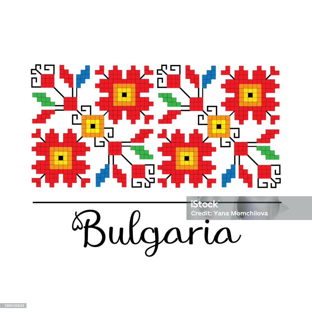 Slavic Graphics Traditional Slavic Embroidery Scheme Vector Illustration Stock ...