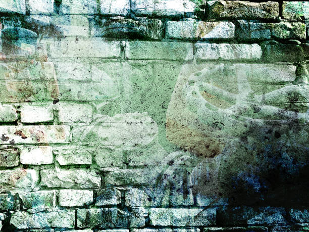 istock Grunge old wall texture, industrial factory material, empty blank damaged surafce 1305131308