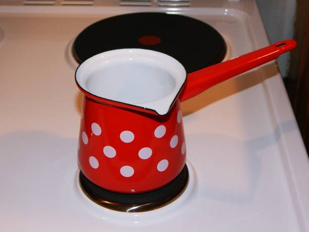 Coffee pot on the stove