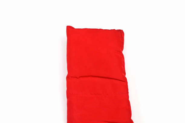 istock Red jacket sleeve, isolated white background 1305134534