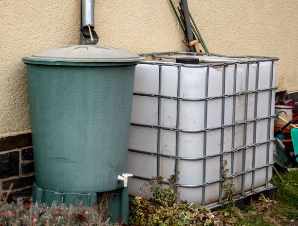 istock Rain barrels in the allotment garden 1305143224