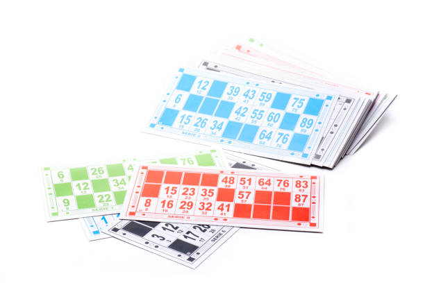 cards of bingo stock photo