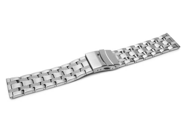 istock Metal watch band 1305146545