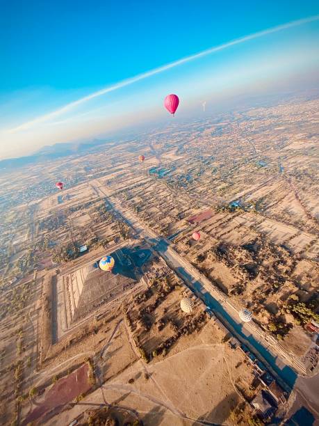 istock Hot Air Balloon over Mexico City 1305152120