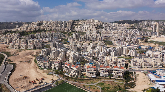 Vista aérea sobre el asentamiento israelí Har Homa photo