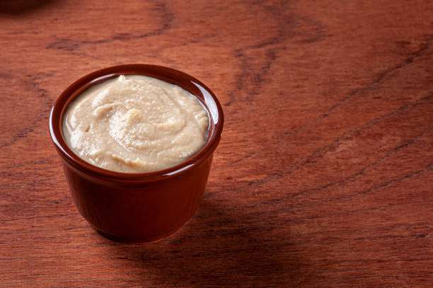 istock Hummus. Chickpea paste with sesame paste, typical of Arab cuisine 1305167662