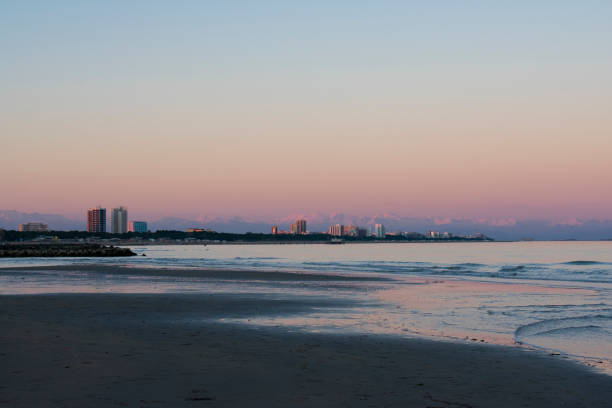 Lignano Sabbiadoro beach stock photo