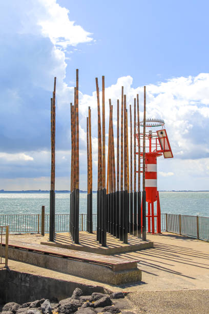 Wind organ with lighthouse on the Nolledijk in Vlissingen