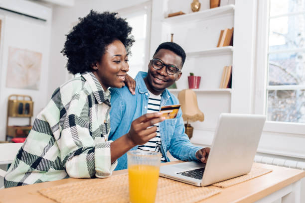 istock African - American couple making an online payment 1305189685