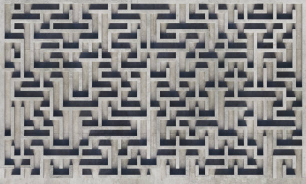istock top view of a gray concrete maze 1305191469