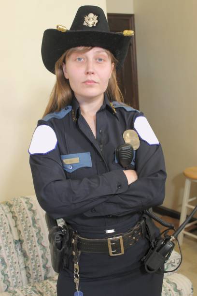 istock Female police officer 1305209480