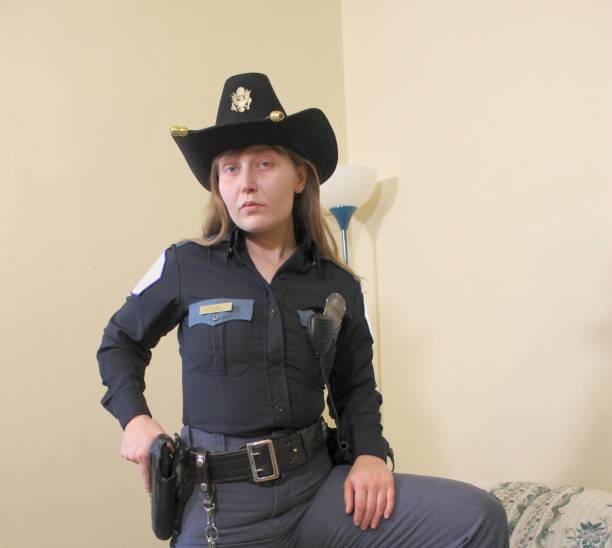 istock Female police officer 1305209490