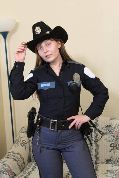 istock Female police officer 1305209509