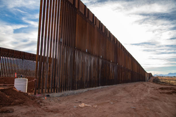 istock Border wall between the US and Mexico at Arizona 1305210246