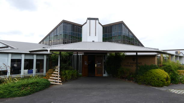 istock Catholic chapel and altar for worshippers 1305214650