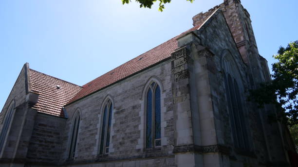 istock Catholic chapel and altar for worshippers 1305215134