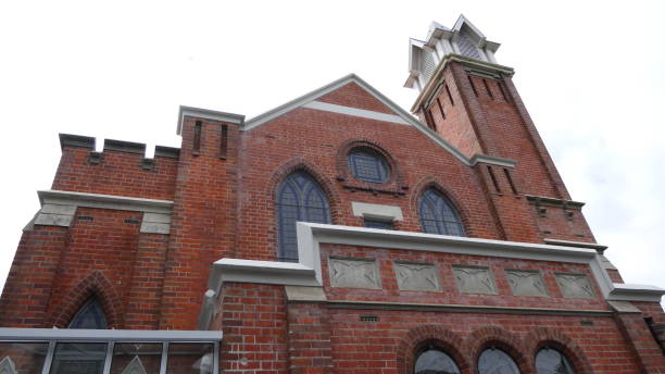 istock Catholic chapel and altar for worshippers 1305215227
