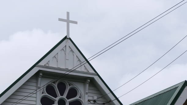 istock Catholic chapel and altar for worshippers 1305215826