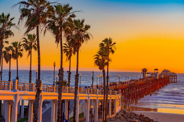 istock SOUTHERN CALIFORNIA SUNSET WITH PIER AT OCEANSIDE CA 1305220193