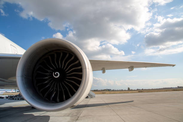 istock Upcoming vacation, plane waiting for passengers 1305225895