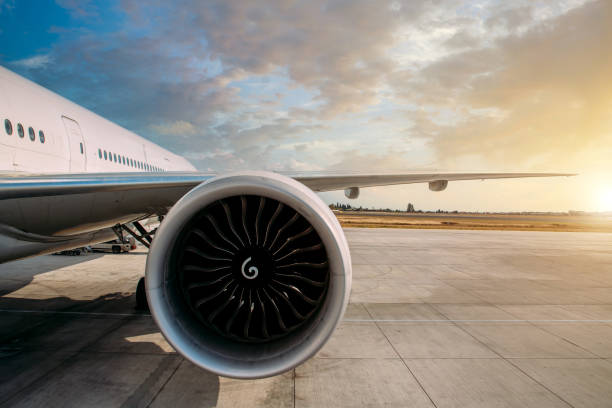 istock Upcoming vacation, plane waiting for passengers 1305225936