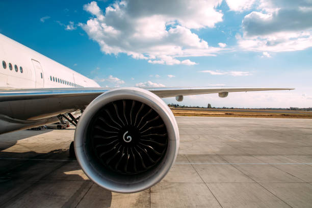istock Upcoming vacation, plane waiting for passengers 1305225952