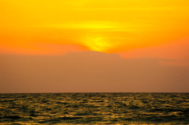 Sunset Clearwater Pier 60 Tampa Florida Beach Vivid Color Background Template