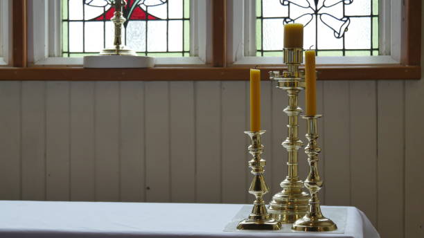 istock Holy Item of worship and decoration for communion  in a church 1305228551