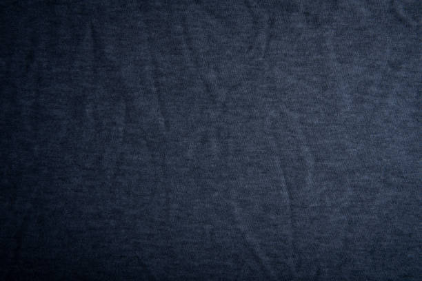 istock Grooved of black fabric abstract 1305228669