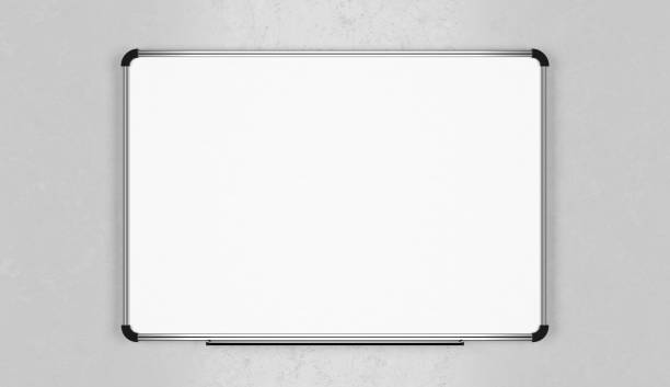 空白のホワイトボード付きオフィスインテリア - フリップチャート ストックフォトと画像